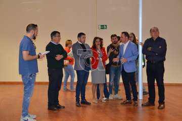 Visita al nuevo edificio administrativo de El Cubillo (Foto TA)